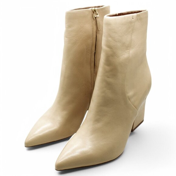 Franco Sarto Womens Vesi Leather Ankle Booties - Picture 4 of 8